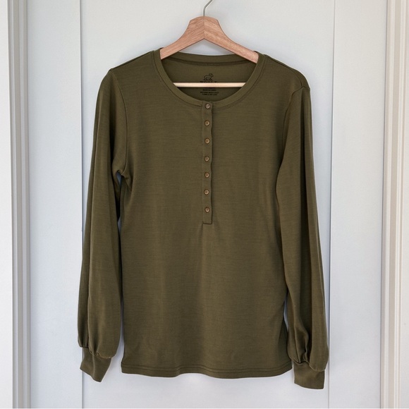 Woolx Charlotte puff sleeve top - Picture 1 of 7
